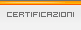 certificazioni